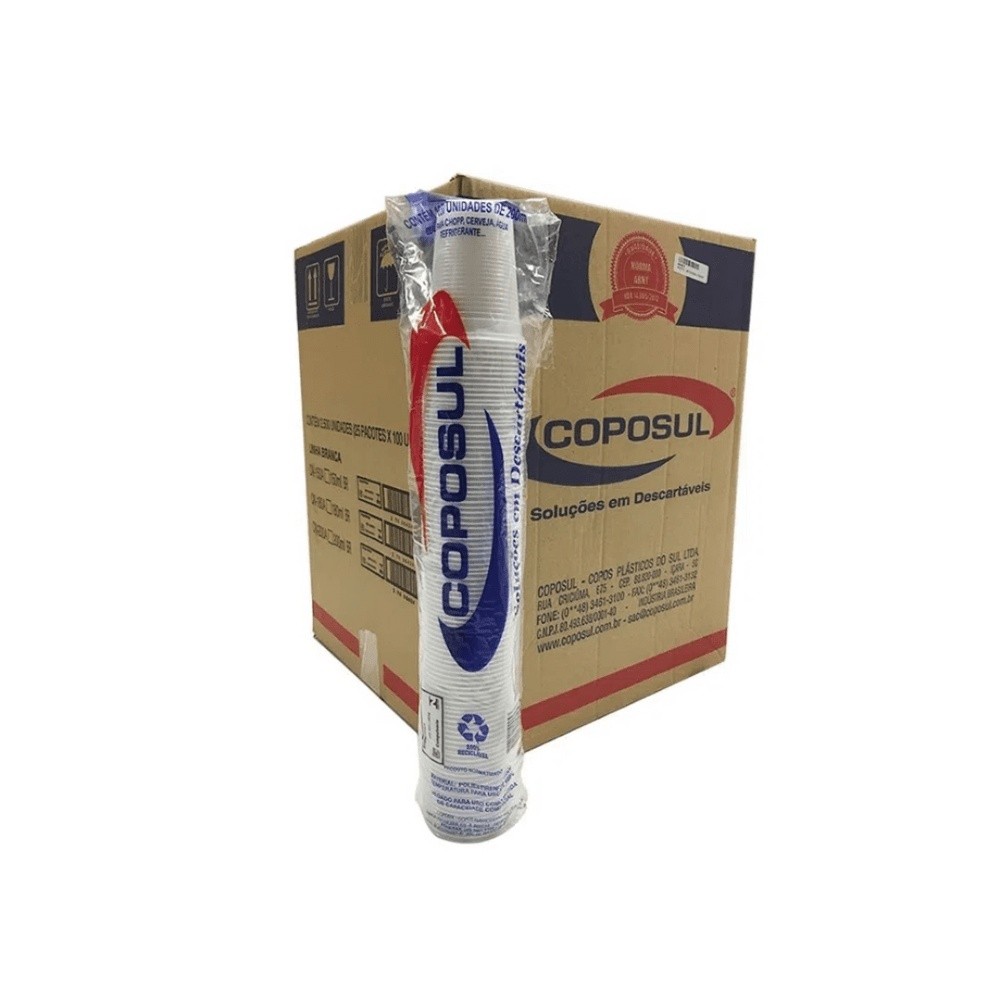 KIT COPOS 180ML – CAIXA COM 200 UNIDADES ENVIAMOS NO MESMO DIA !!! em Oferta na Shopee