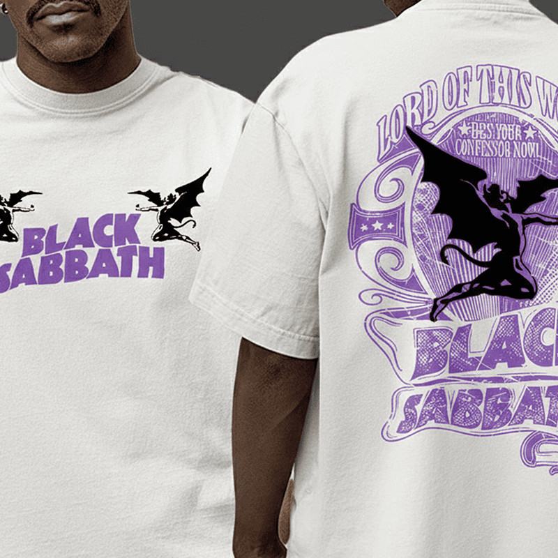 Camiseta Masculina Rock Darkness Estampada Lançamento Camiseta 100% Algodão Camisetão  Oversized - Ohana