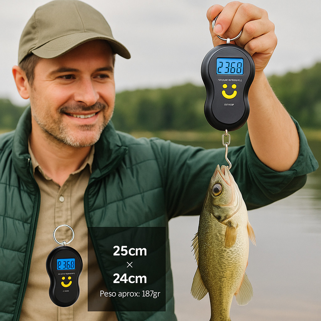 Balança Digital Gancho Precisão Peso Bolsa Feira