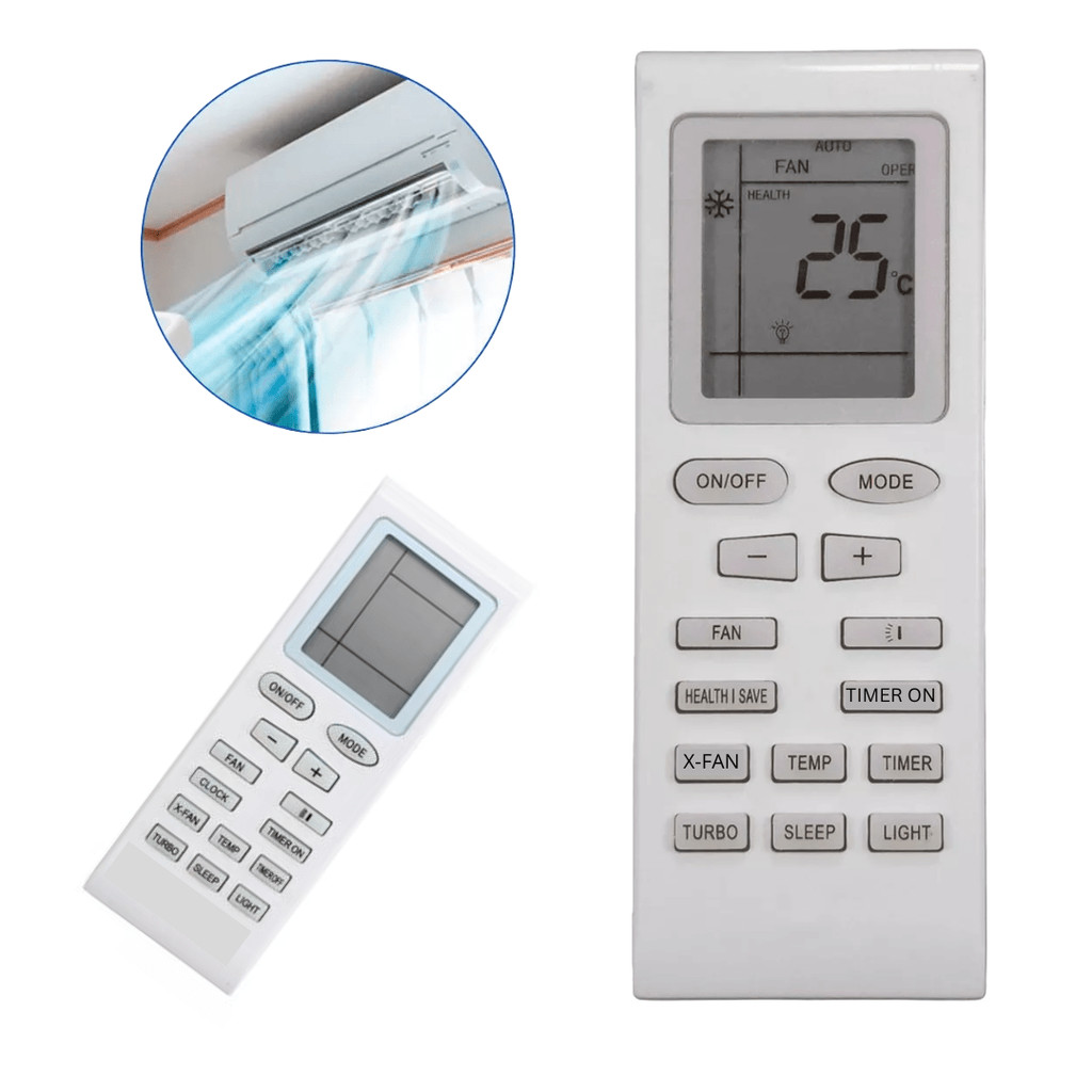 Controle para ar condicionado gree split hi wall contura 4g minisplit hi wall trane e garden