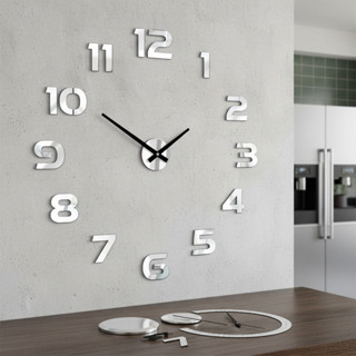 Relógio De Parede Grande Numeros 3d Cozinha Sala Decoração em Oferta na Shopee