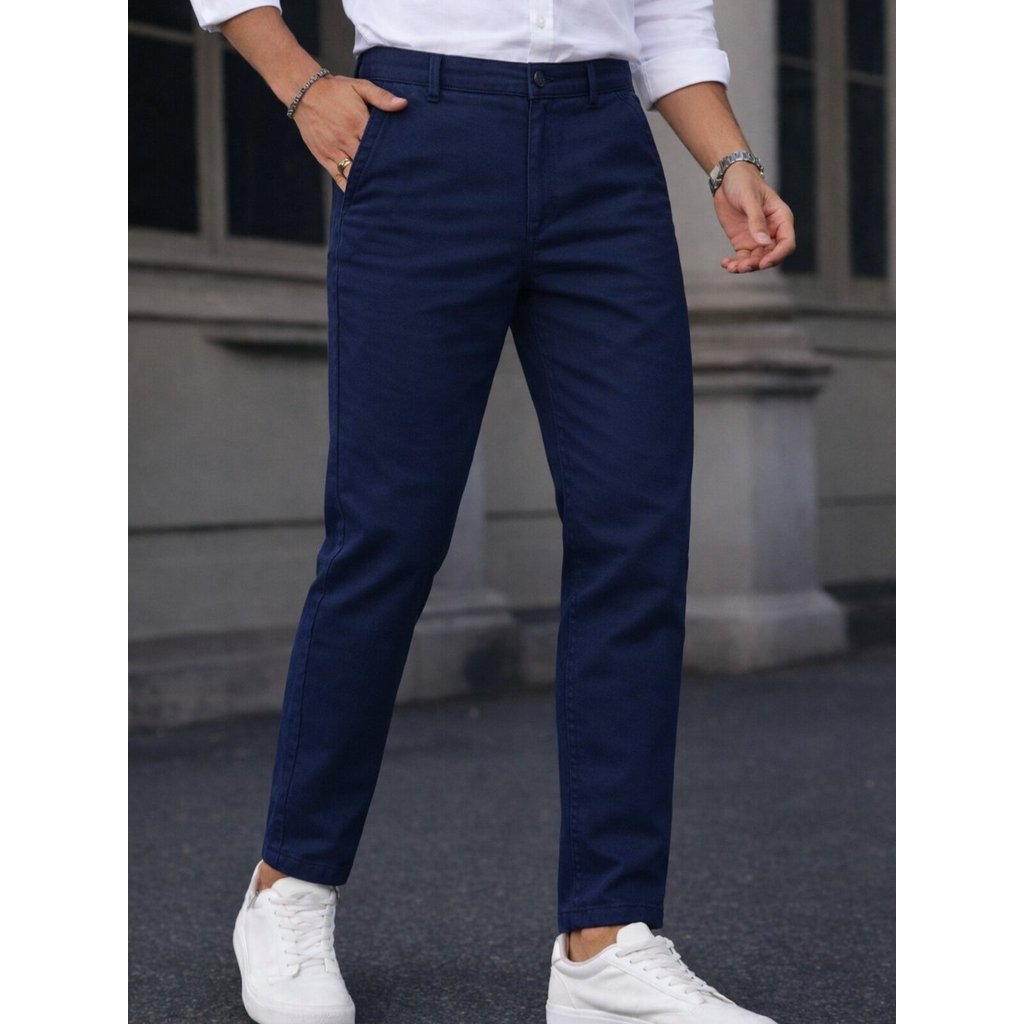 Calça Masculina Sarja Slim com Elastano – Super Confortável | 36 ao 48 | Preço de Fábrica