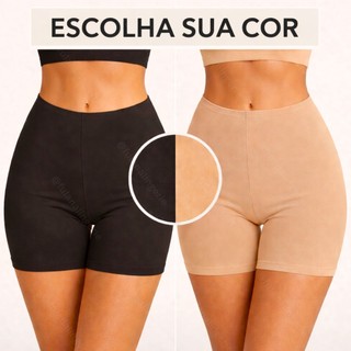Kit 2 Shortinho Saia Evangelica Segunda Pele Short  - Anagua N/A