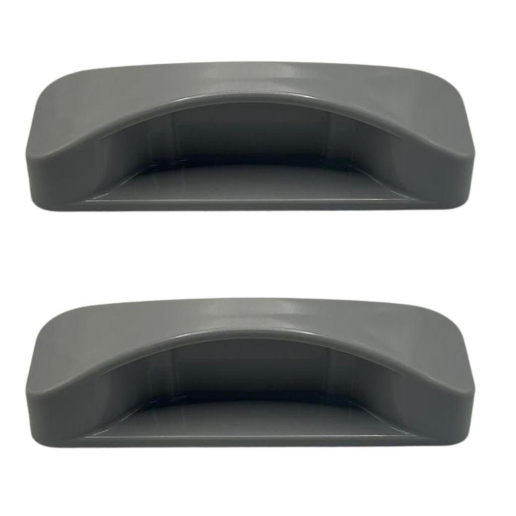 2 Puxador Ilha Cinza Freezer Chimafrio Horizontal Original