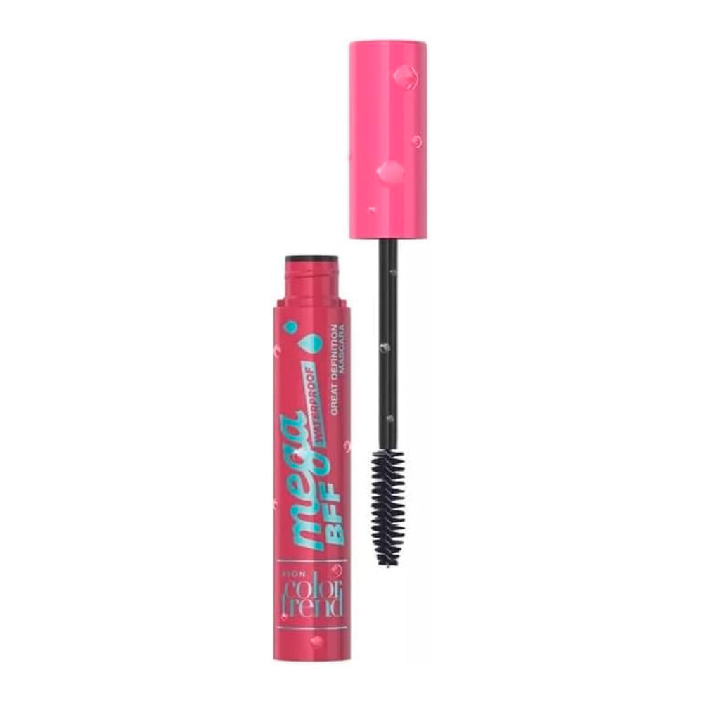 Máscara de Cílios Avon Color Trend Mega BFF Waterproof À prova D'Água Volume Perfeito 7g em Oferta na Shopee