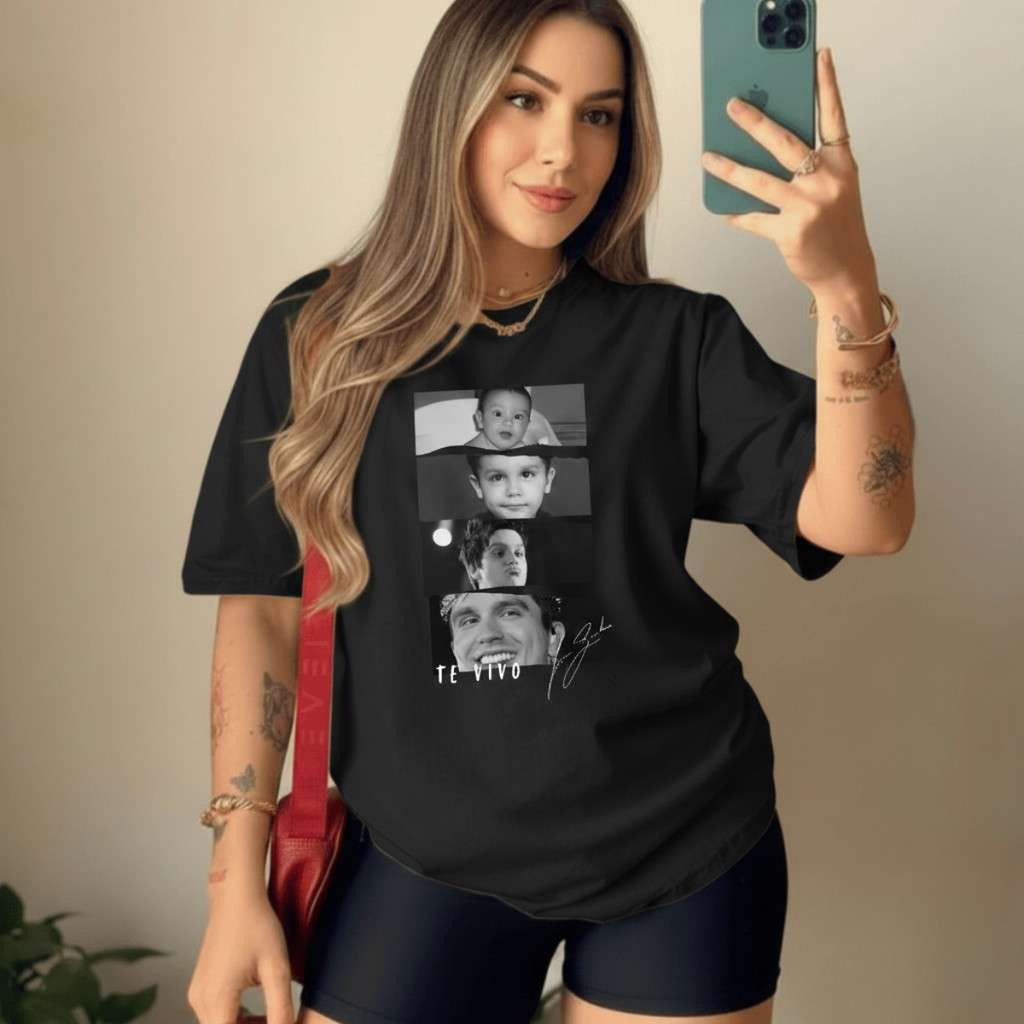 Camiseta Luan santana Algodão Lançamento 2026 Blusa Camisa Unissex Presente show cantor Musica. em Oferta na Shopee