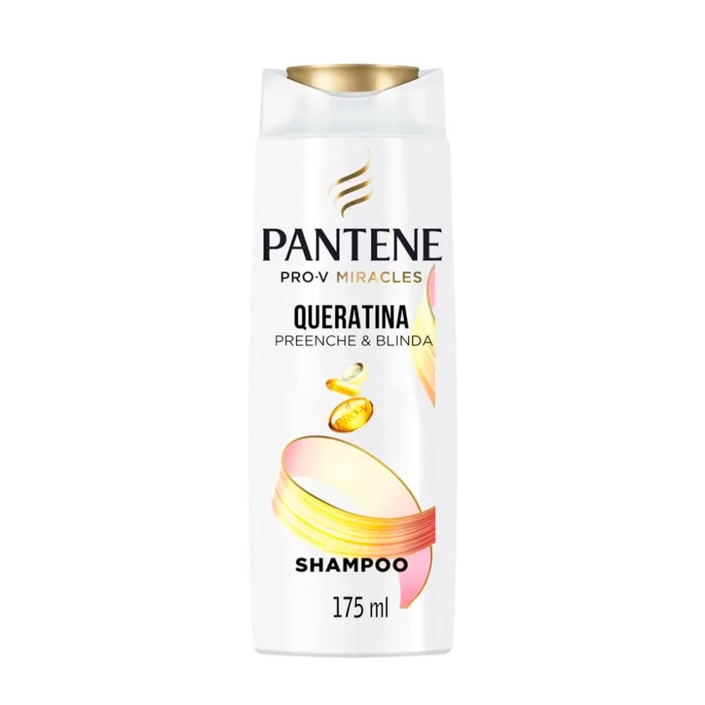 Shampoo Pantene Queratina 175ml em Oferta na Shopee