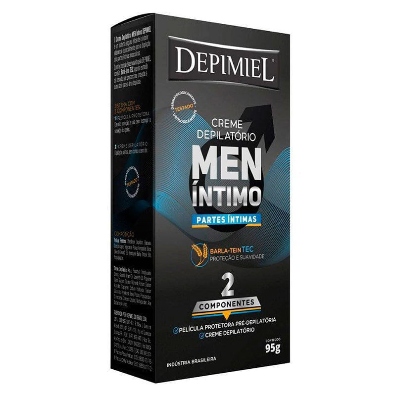 Creme Depilatório Depimiel Íntimo Men 95g em Oferta na Shopee