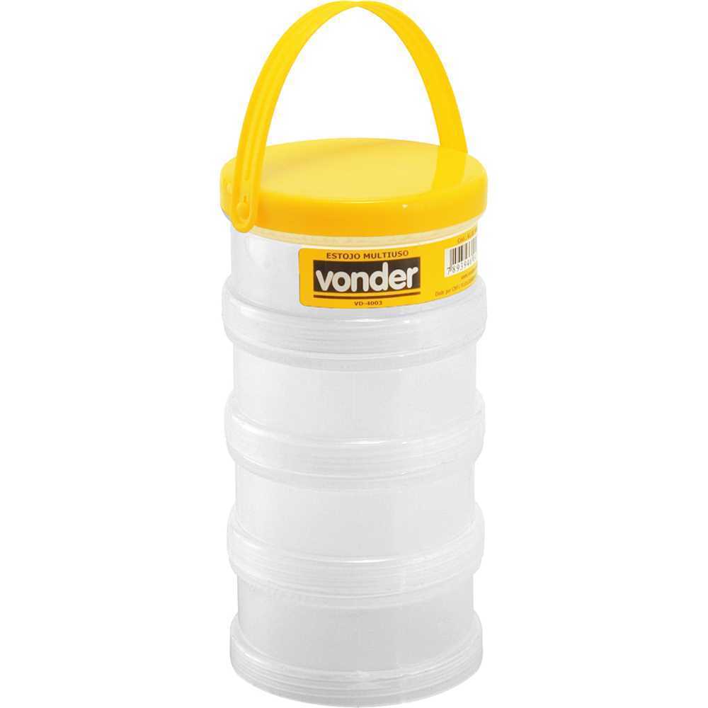 Estojo multiuso composto de 4 partes rosqueáveis VD 4003 VONDER