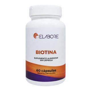 Biotina Elabore 60 Cápsulas – Cabelos E Unhas Fortes em Oferta na Shopee