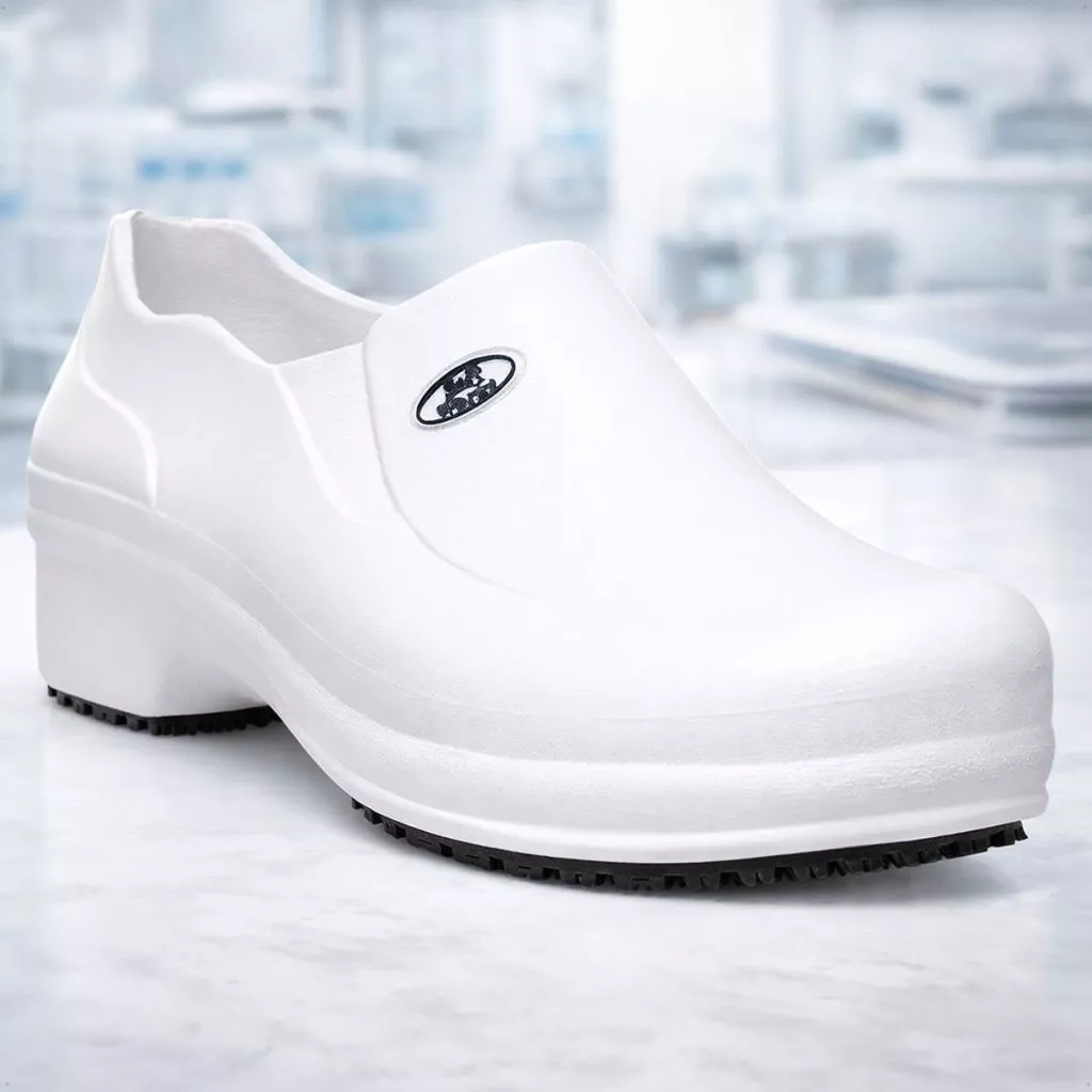 Soft Works BB65 Sapato Tênis Branco EVA Antiderrapante Profissional Hospital Cozinha — imagem 1