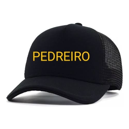 Boné Aba Curva Pedreiro Snapback Trucker Telinha Promoção Promoção Super Promoção Qualidade Produto Top