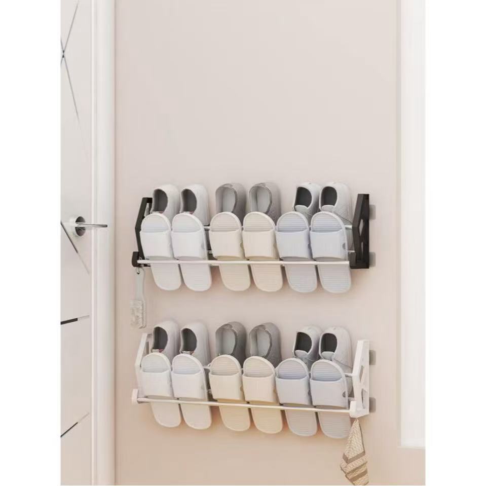 Sapateira De Parede C/ Adesivo Auto Colante 6 Pares Organizadora De Porta E Parede