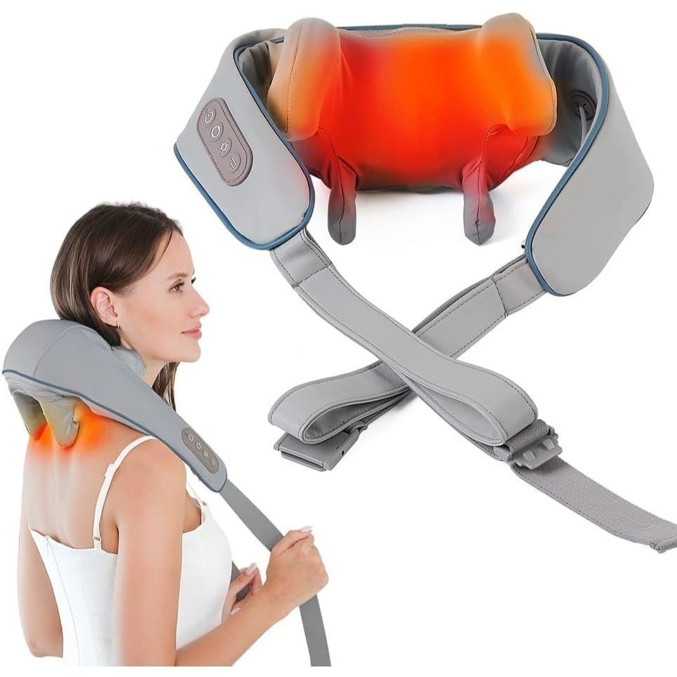 Massageador De Pescoço Inteligente De Compressão Sem Fio Alívio Da Dor de Pescoço e Coluna Nexora