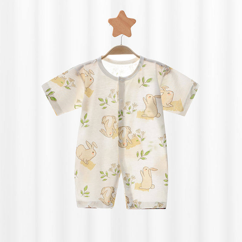 Bebê roupas de bebê verão puro algodão desossado classe um macacão roupas recém-nascidos bebê recém-nascido verão macacã