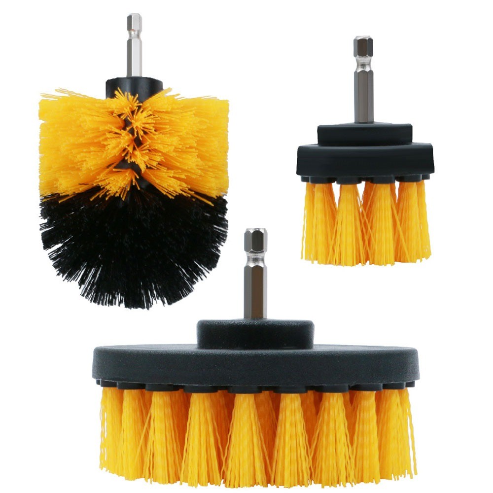 Jogo de escovas p/ furadeira e parafusadeira 3 pçs BOM-7324 em Oferta na Shopee