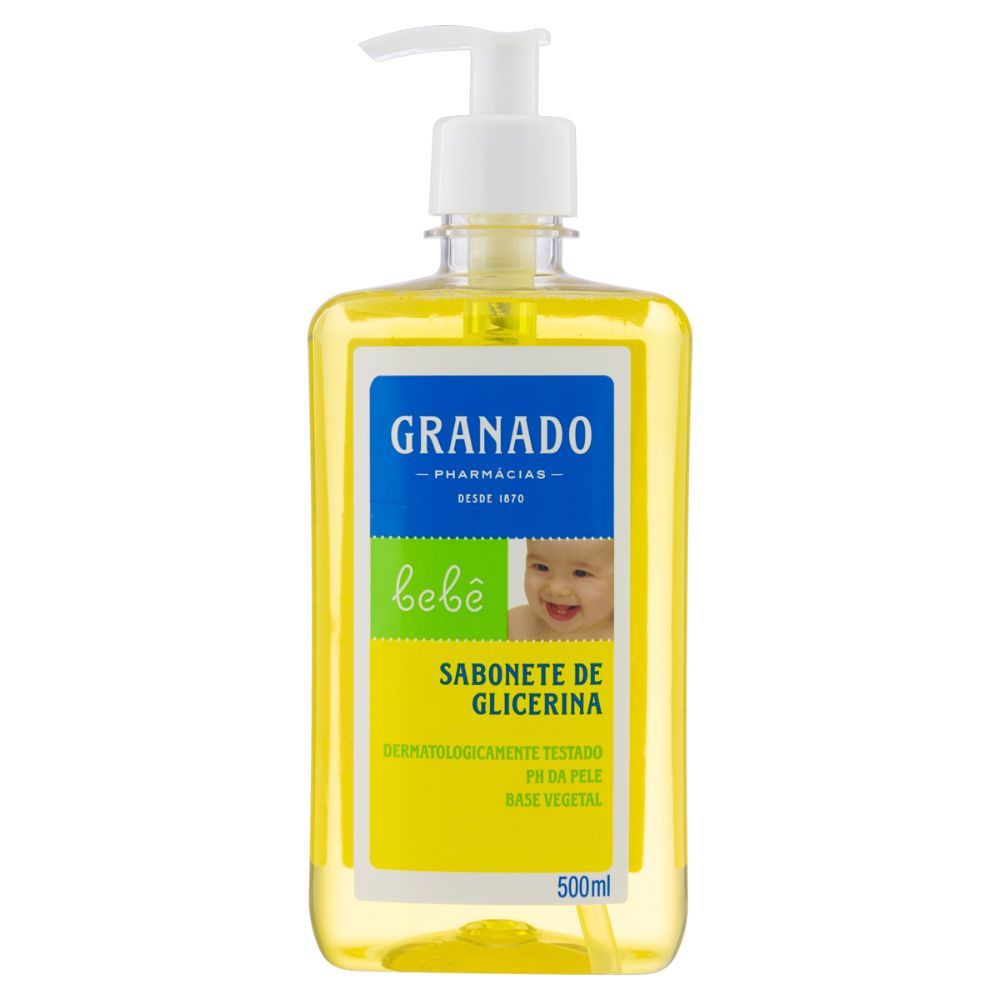 Sabonete Líquido Infantil Glicerina Granado Bebê 500ml em Oferta na Shopee