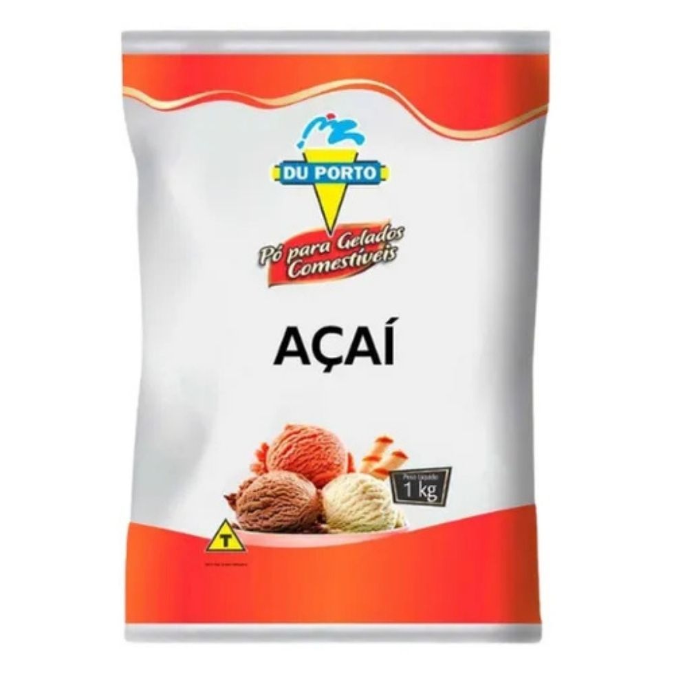 Base para Sorvete sabor Açai 1kg Du Porto
