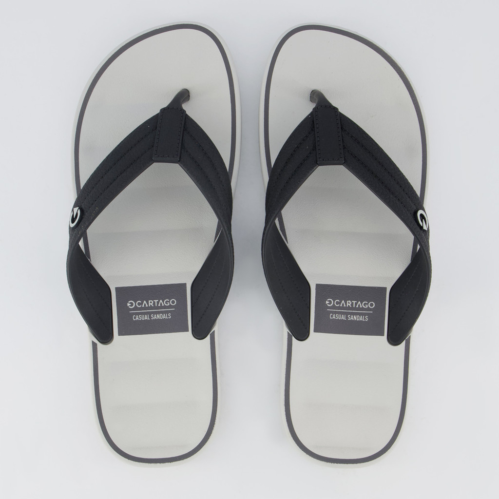 Chinelo Cartago Monterrey Cinza e Preto em Oferta na Shopee