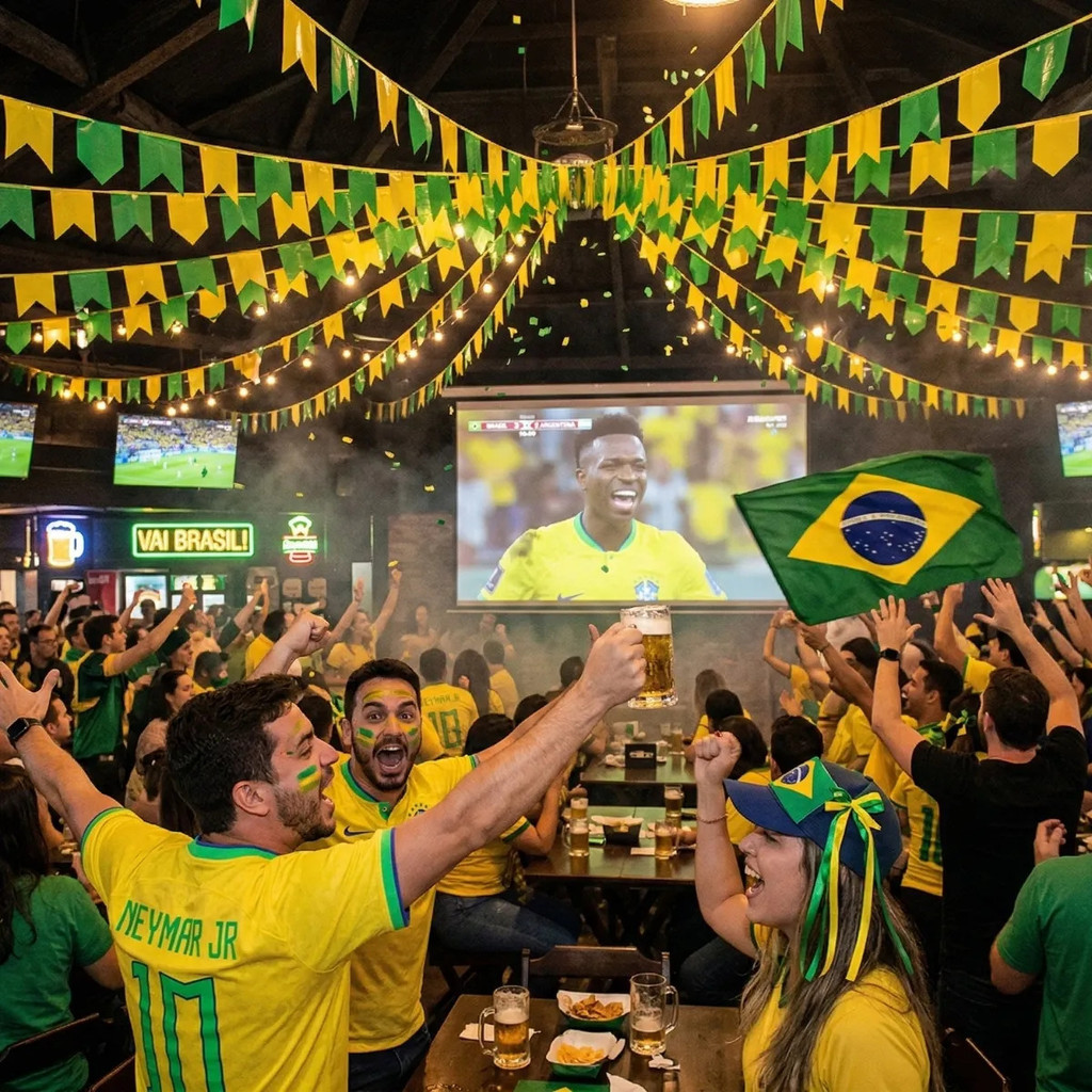 Kit 50m Bandeirinhas Do Brasil 10m Copa Do Mundo Bandeirola Plástico em Oferta na Shopee