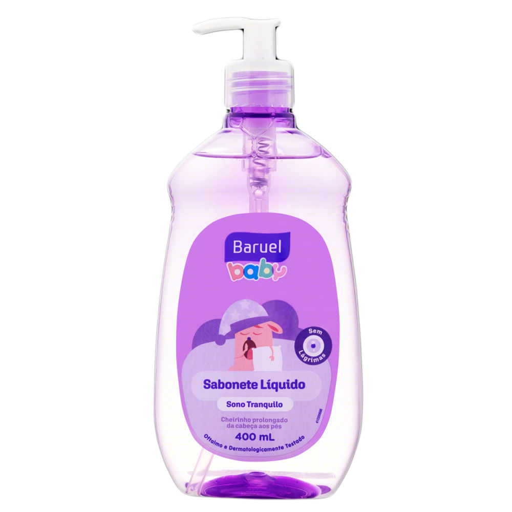 Sabonete Liquido Infantil Baruel Baby Sono Tranquilo 400ml em Oferta na Shopee