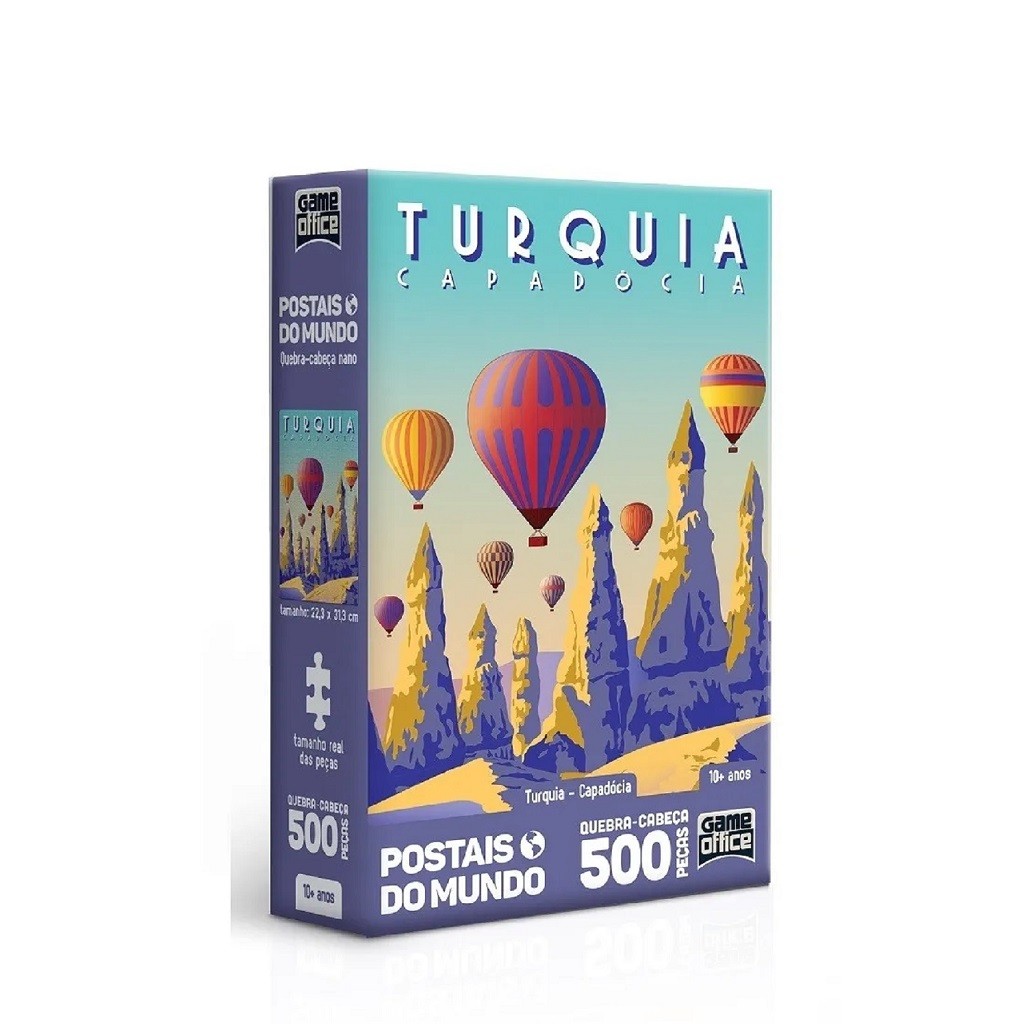 Quebra Cabeça 500 Peças Nano Capadócia Turquia 2838 Toyster em Oferta na Shopee