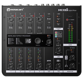 Relacart MIXX 8.6 Mesa de Som Digital 8 Canais USB EFX Comp Eq em Oferta na Shopee