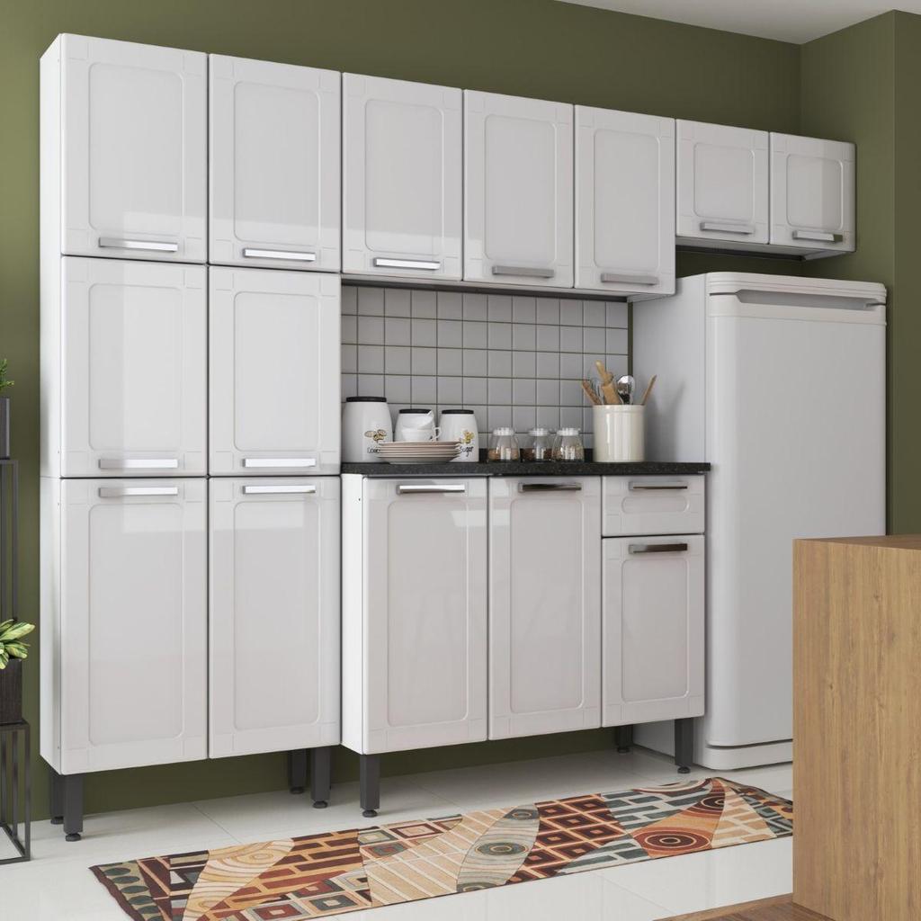 Cozinha Completa em Aço 1 Gav 14 Portas Múltipla Bertolini