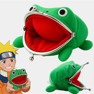 Carteira Sapo Naruto Gama-Chan Porta Moedas Anime Naruto Shippuden Pelúcia Otaku Geek Cosplay em Oferta na Shopee