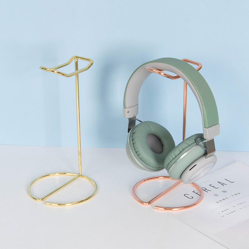 Suporte de armazenamento de fone de ouvido de Metal Suporte de ferro para casa Suporte de exibição Suporte de fone de ou
