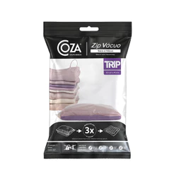 Saco a Vacuo Zip Vacuo Trip 60X40 cm Coza
