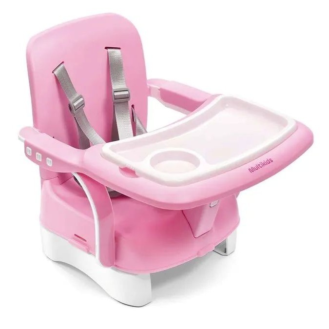 Assento Elevatório para Refeição Lollipop Rosa Multikids