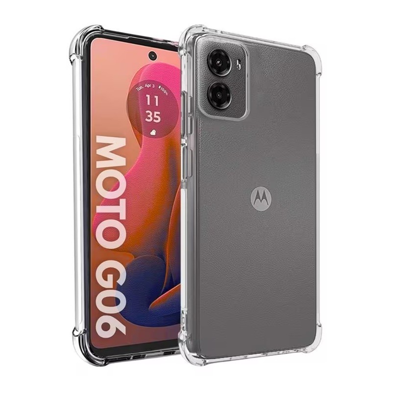 Capa Anti-Impacto Transparente Para Motorola G06 em Oferta na Shopee