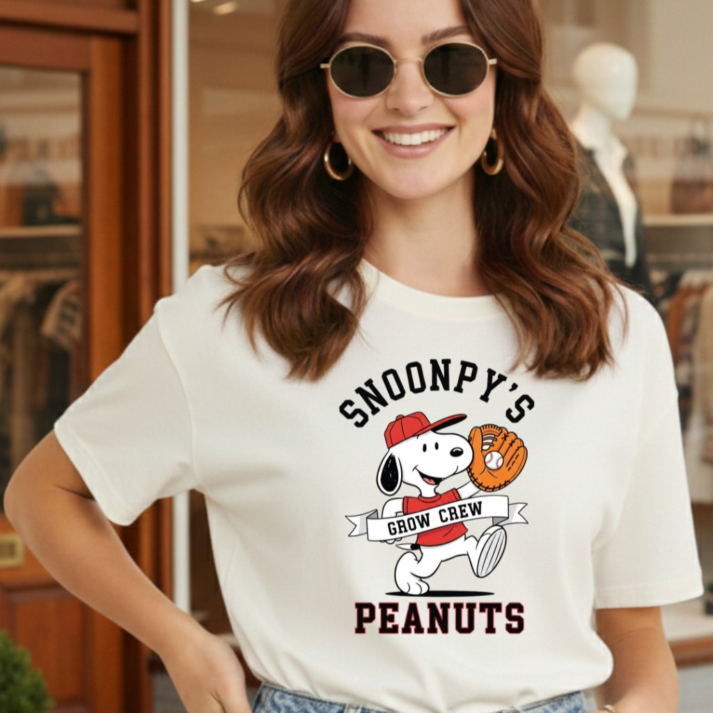 T Shirt Feminina 100% Algodão Personagem Camiseta Snoop Divertida Blusa Cores Envio Imediato