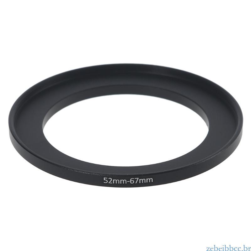 zebeibbcbr Metal 52mm-67mm Adaptador Anel Lente Filtro Intensificador 52-67 mm 52 A 67 Passos