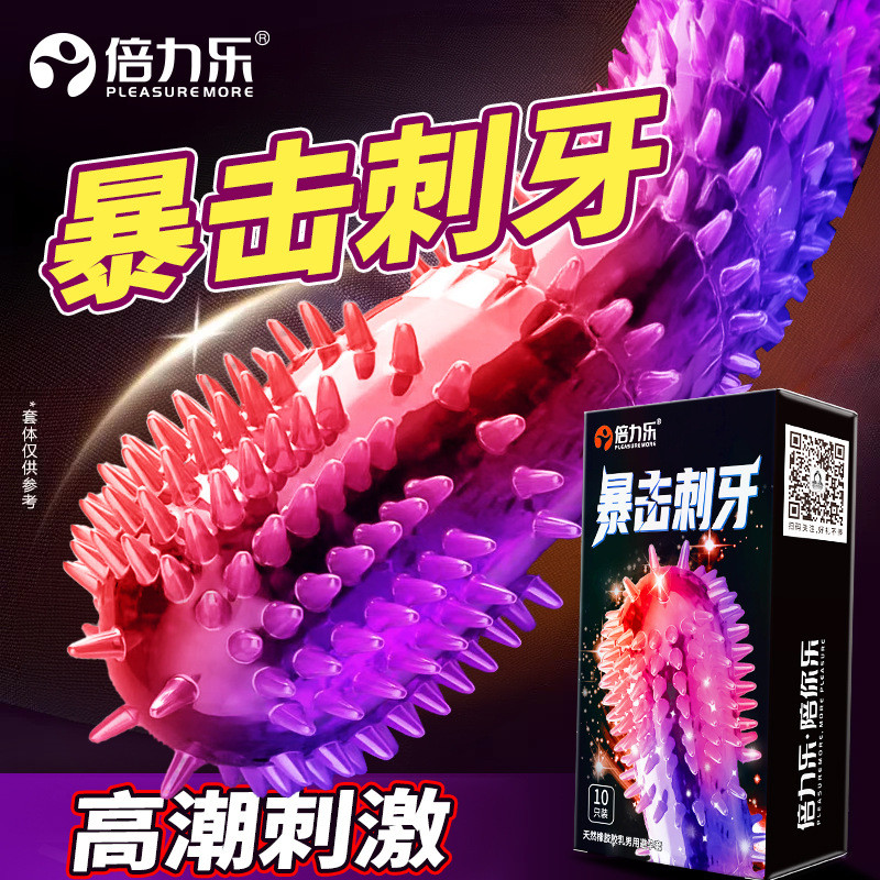 2026 Novo Estilo Belile Raiders Stab Dentes Preservativo Grandes Partículas Spike Preservativo 10 Produtos Adultos de Pr