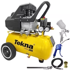 Compressor de Ar 2,5HP 8 Pés 22L Lubrificado 127V CP8525T TEKNA