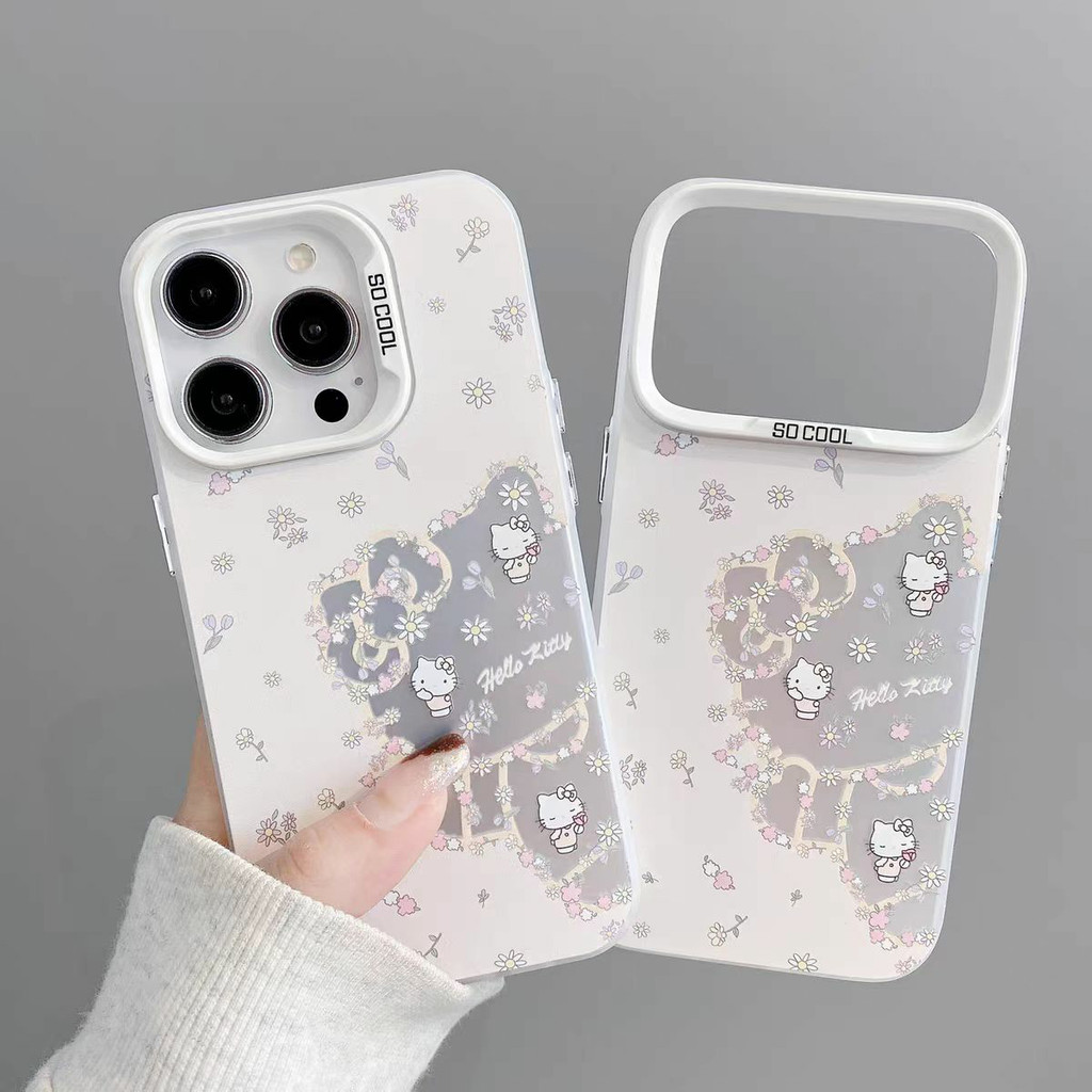 Capinha Para Redmi A2 A3 A5 10C 12 13 14C POCO X3 X5 PRO Note8 9 10 11 12 13 À Prova de Choque Fosca Hello Kitty Floral em Oferta na Shopee