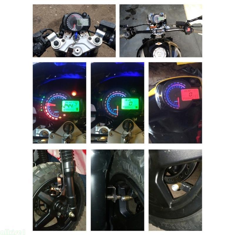 Conjunto Instrumentos Odômetro Para Motocicleta, Fácil Instalação, Display Transparente, Configurações Ajus