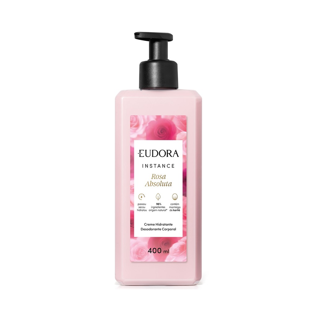 Imagem Eudora Instance Rosa Absoluta Creme Hidratante Desodorante Corporal 400ml