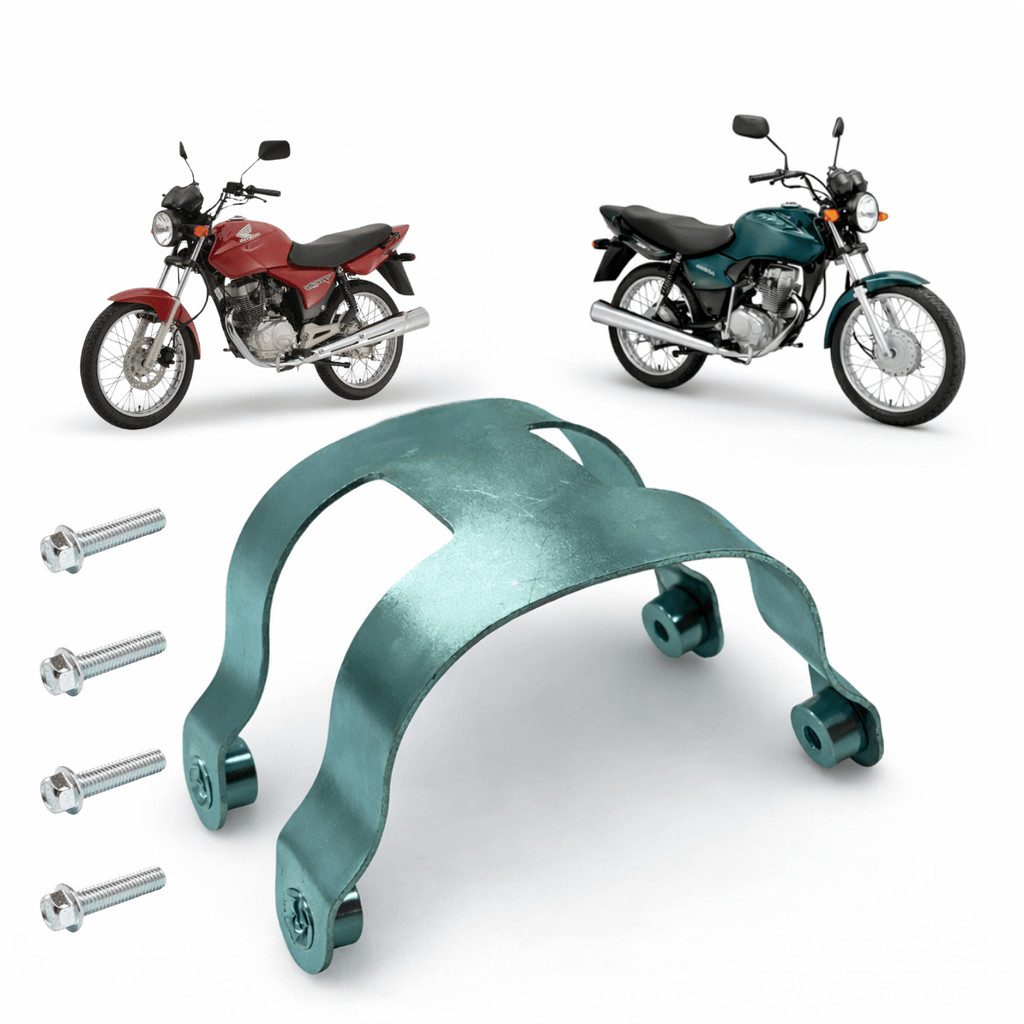 SUPORTE ARANHA PARALAMA + FIXAÇÃO CG TITAN 125 2000-2004 FAN 125 2000-2013