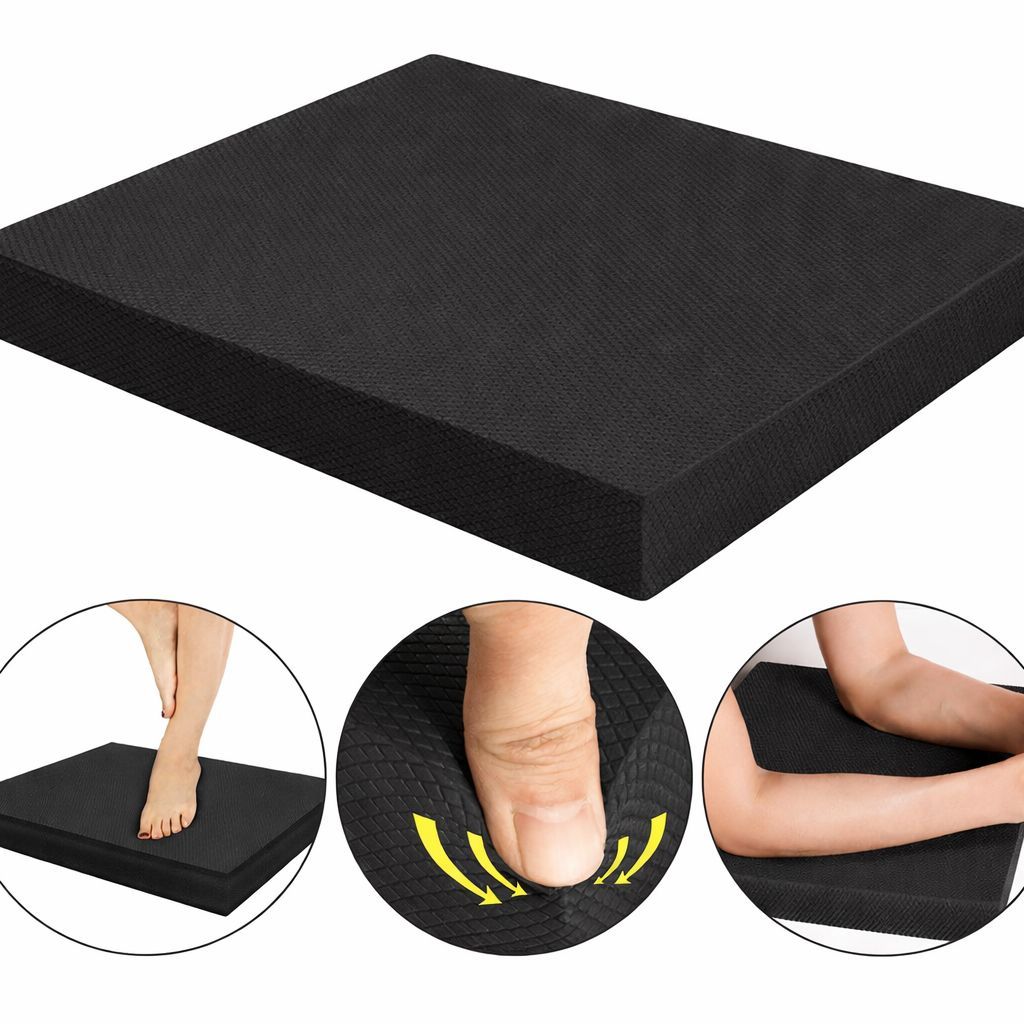 Bloco Eva 50x25x4CM Apoio de Joelho Para Exercícios Academia Yoga Pilates Almofada Proteção