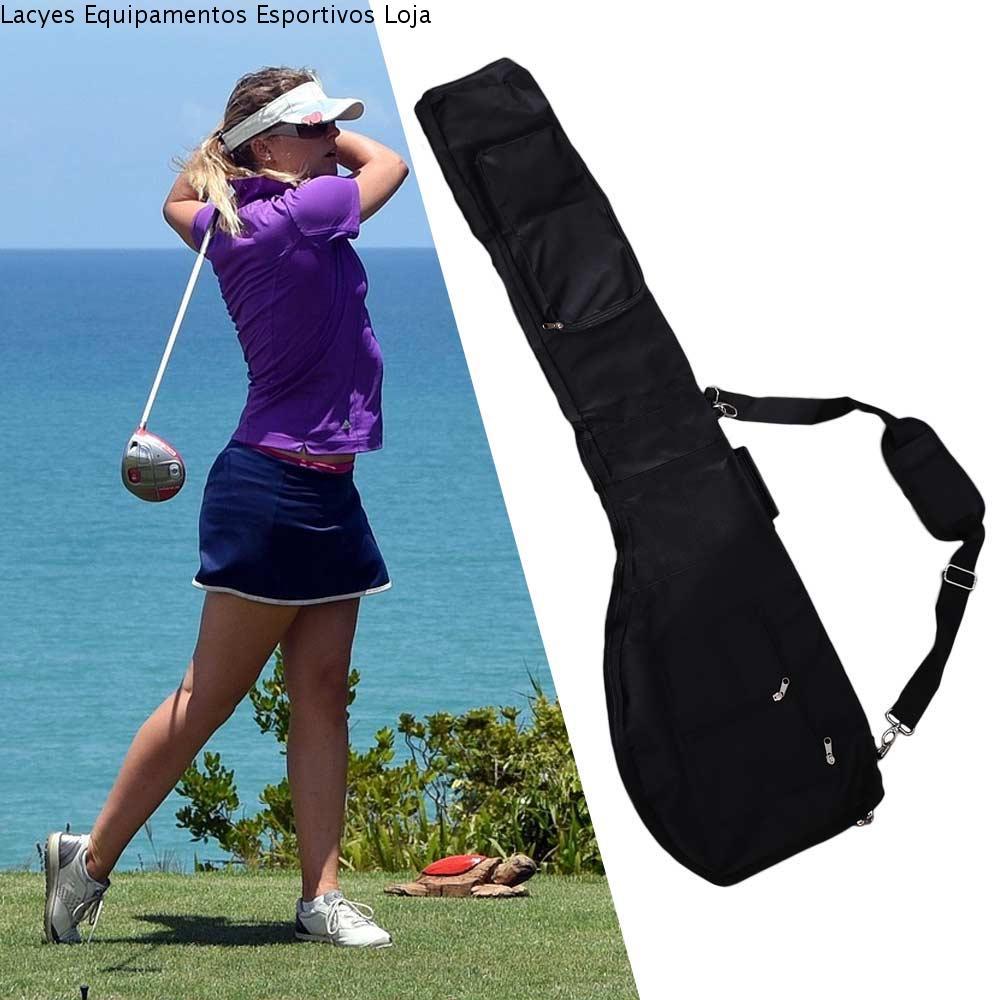 LACYES Golf Sunday Bag , Alça De Ombro Ajustável Bolsa Para Taco De Golfe De Alta Capacidade , Estojo Dobrável Treinamen