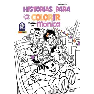 Almanaque Da Turma Da Mônica Para Colorir 08 em Oferta na Shopee