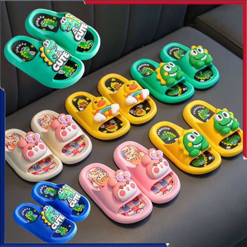 Chinelo Infantil Grosso Antiderrapante Para Uso Externo, Ideal Para O Verão, Em Casa Ou Dentro De Casa. Design
