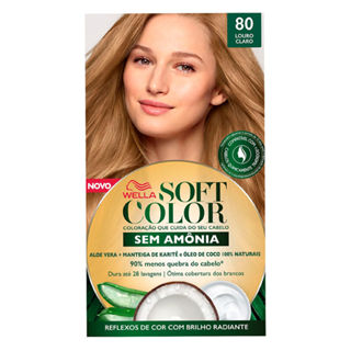 Tintura Creme SOFT COLOR 80 Louro Claro 35ml em Oferta na Shopee
