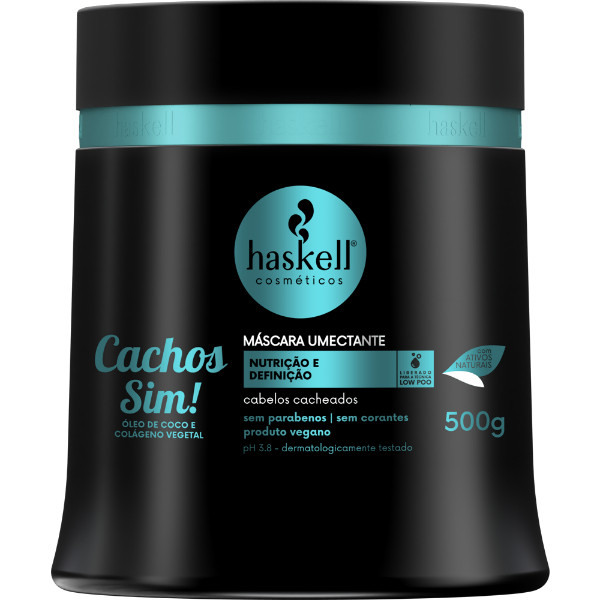 Máscara Umectante Cachos Sim! 500gr Haskell