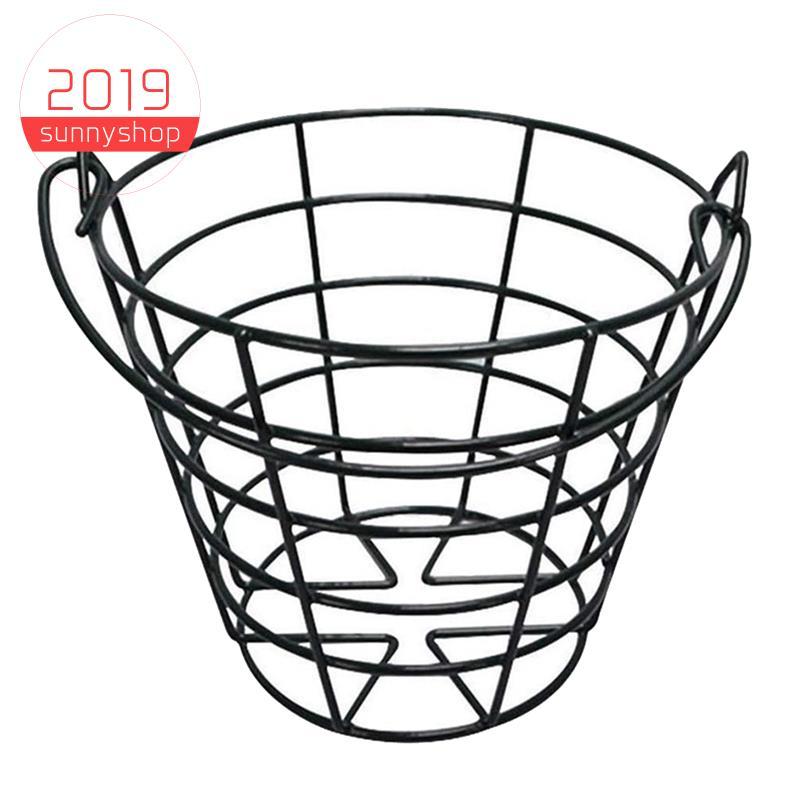 [Bestseller S] Cesta Recipiente De Bolas De Golfe Prática Com Alça Caixa De Armazenamento Comporta Até 50 Peças