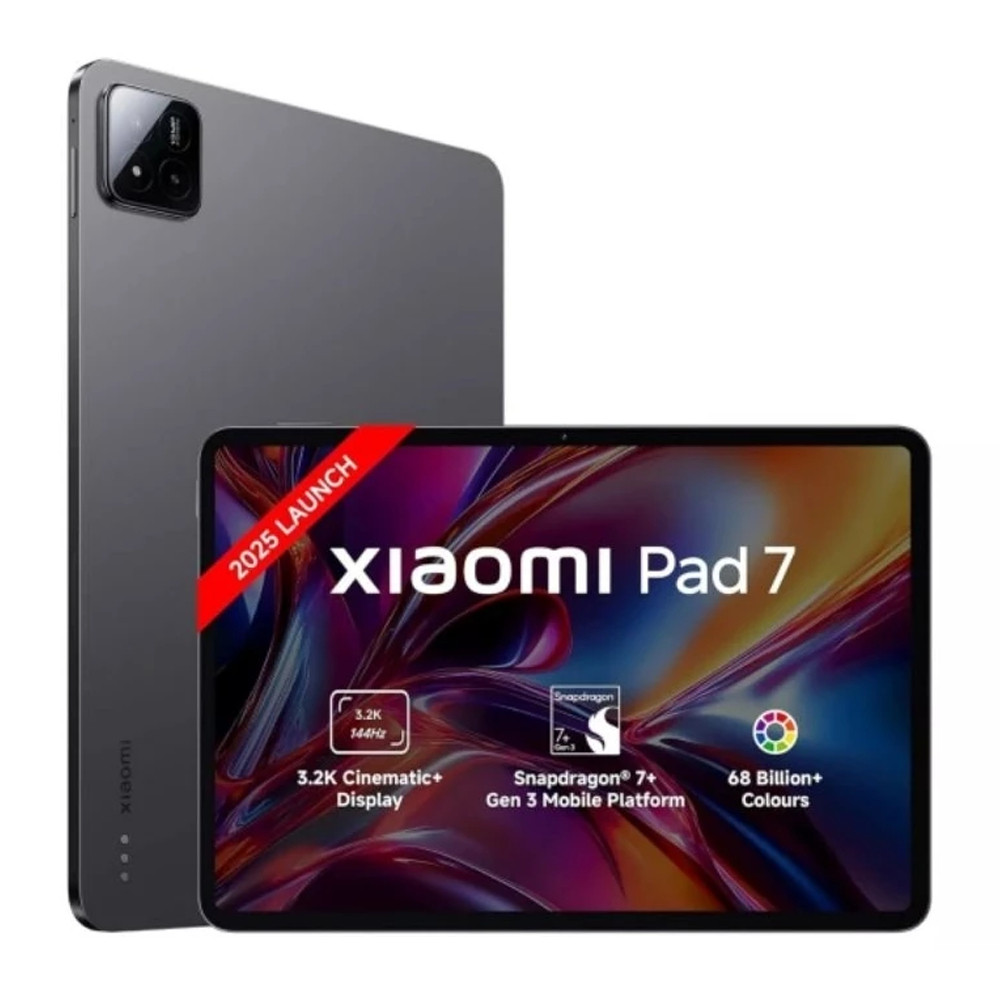 Xiaomi Pad 7 256/8 Ram HyperOS 2 Android 15 | Snapdragon 7+ Gen 3 | Tela 11.2" 3.2k 144Hz | 8850mAh