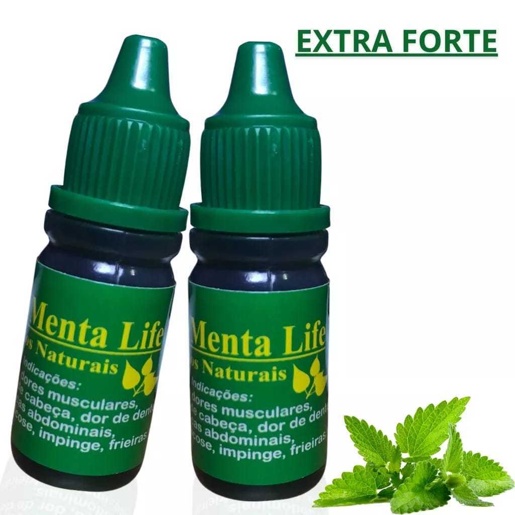 kit com 6 unidades óleo de menta extra forte 10 ml - Original